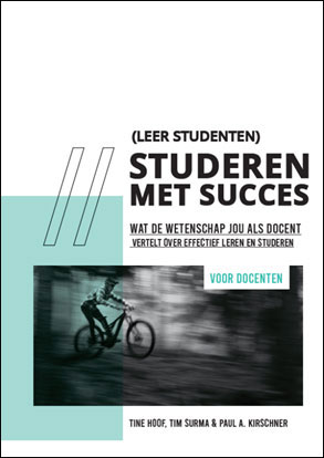 Boekomslag Studeren met succes voor docenten