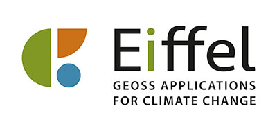 Logo Eiffel, geoss applications for climate change