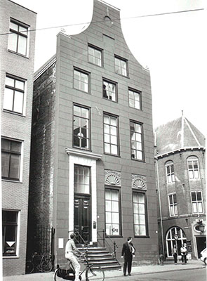 Straatbeeld van het studiecentrum Groningen
