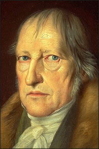 Portretschilderij van Hegel (1770-1831)