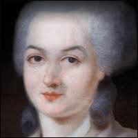 Portretschilderij van Olympe de Gouges